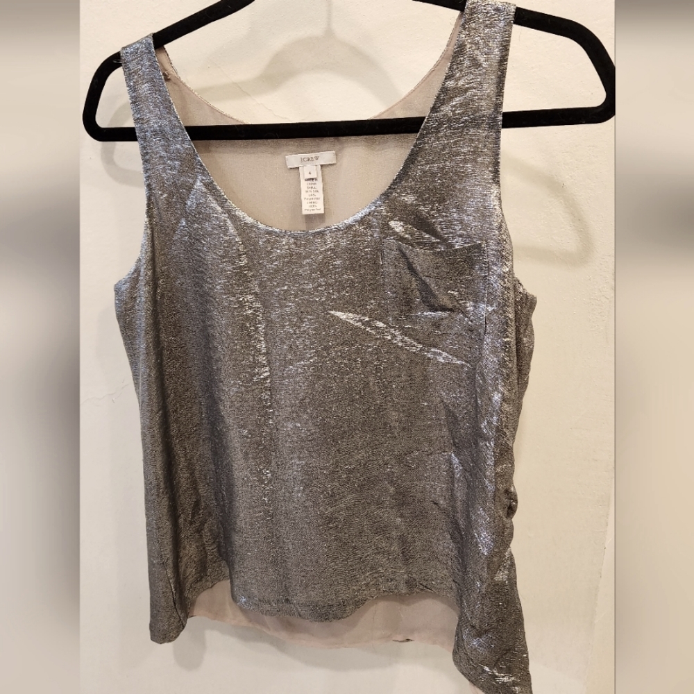Silver J Crew camisole